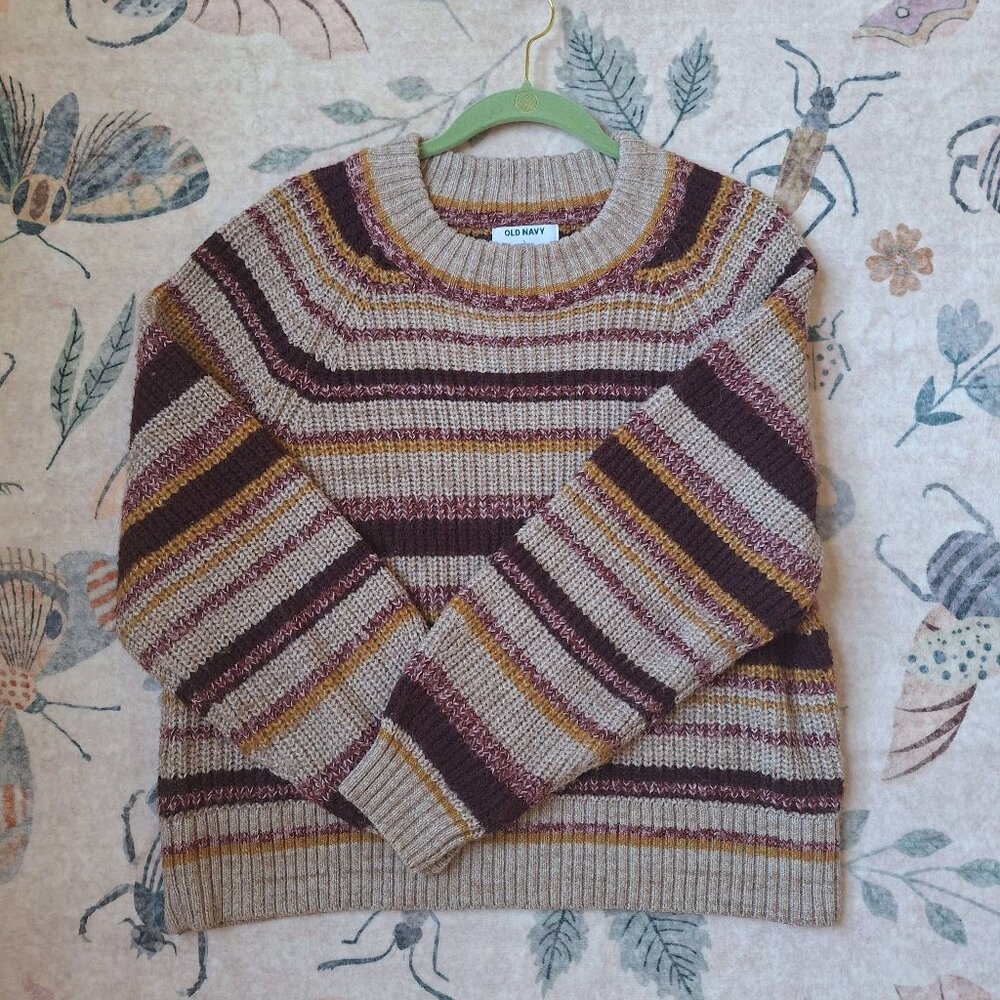 Old Navy Mock Neck Sweater (Slightly Cropped) Size Large